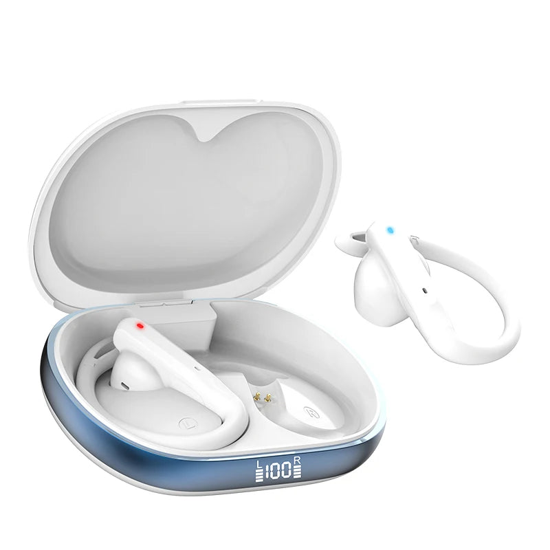 Latest Headphone Tws Dual Mic Enc Ows Hands Free Ireless Open Ear Noise Reduction Running Sports Earbuds Audifonos