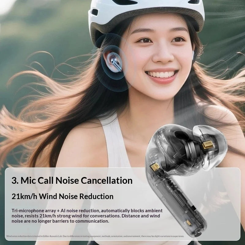 Edifier Lolli Pro 5 Bluetooth Headphones Active Noise Cancelling Bluetooth 6.0 Wireless Headphones Long Battery Life Low Latency