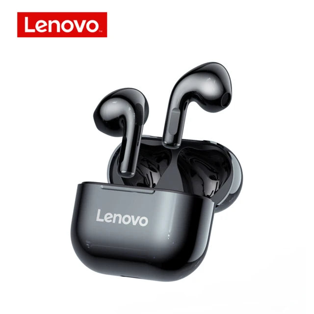 Auriculares Lenovo LP40 Pro Bluetooth V5.3, ligeros y resistentes al sudor, compatibles con teléfonos inteligentes, portátiles y computadoras