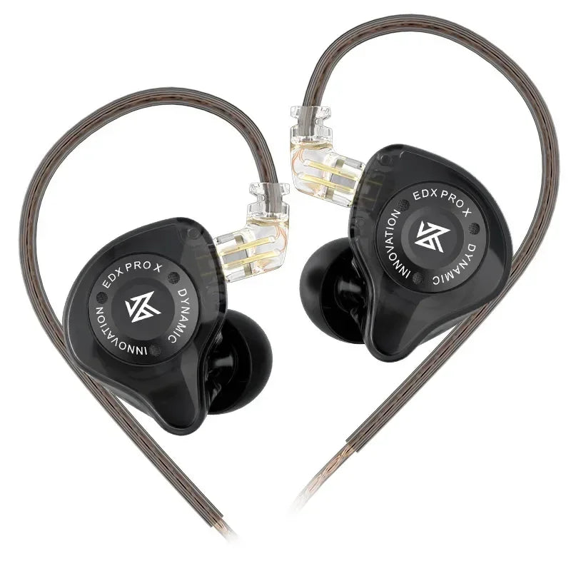 KZ EDX PRO X dynamiske øretelefoner, HIFI-bas, earbuds til sport og musik med støjreduktion, headset, KZ EDX PROX ZSTX ZSN PROX EDC EDA ZVX