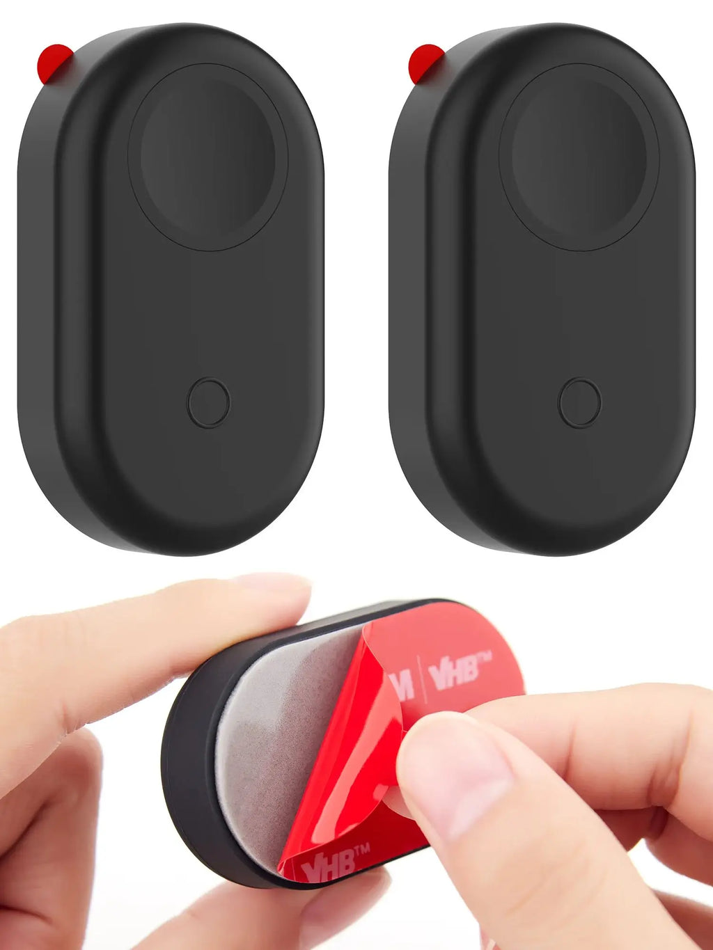 For Samsung Galaxy SmartTag2 Case Silicone Holder with Adhesive Sticker Galaxy Smart Tag 2 Holder for Wallet, Luggage, Car, Bike