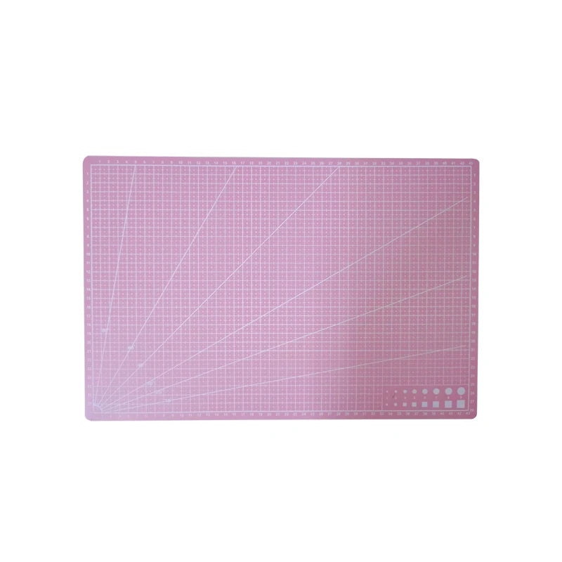 Tapis de découpe A3 en PVC, tapis de table en cuir, processus anti-découpe, sculpture double face, processus DIY pour étudiants, tapis auto-cicatrisant 45×30x0,09cm
