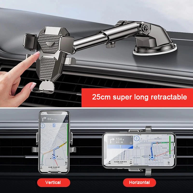 2025 New Universal Sucker Car Phone Holder 360 Rotatable Windshield Car Dashboard Mobile Cell Support Bracket for 4.0-7.0 Inch