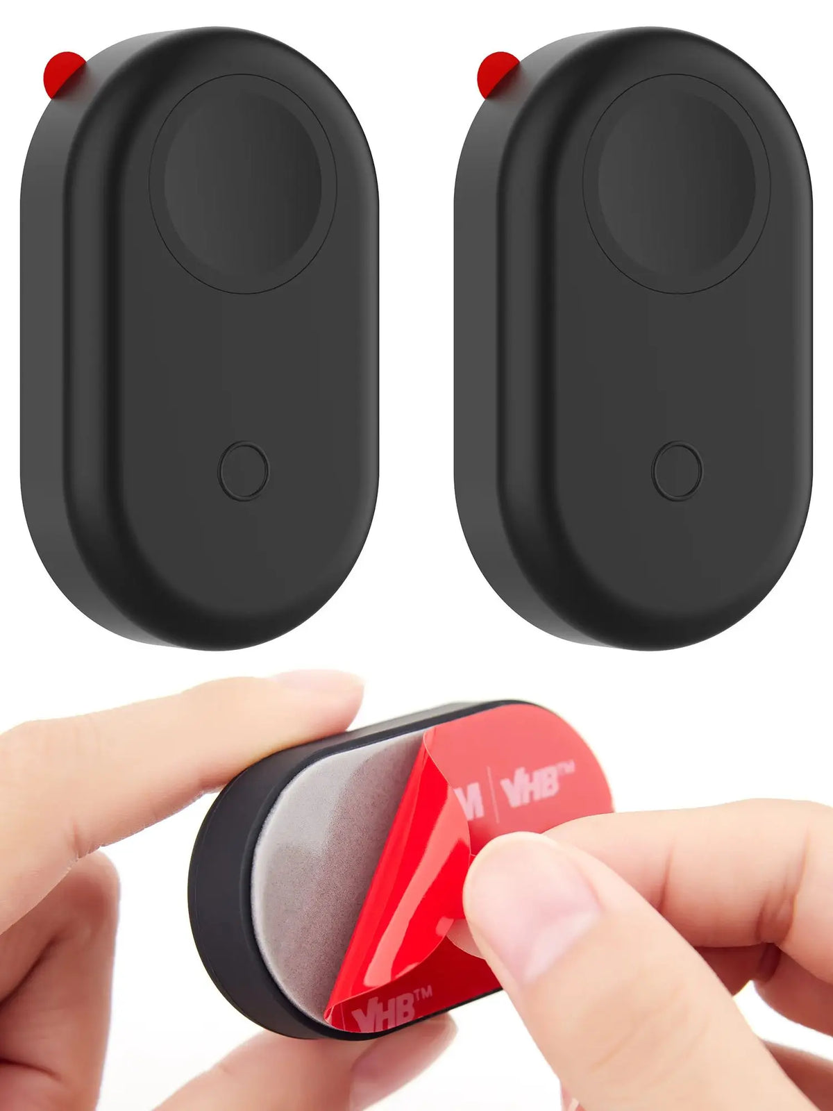 For Samsung Galaxy SmartTag2 Case Silicone Holder with Adhesive Sticker Galaxy Smart Tag 2 Holder for Wallet, Luggage, Car, Bike