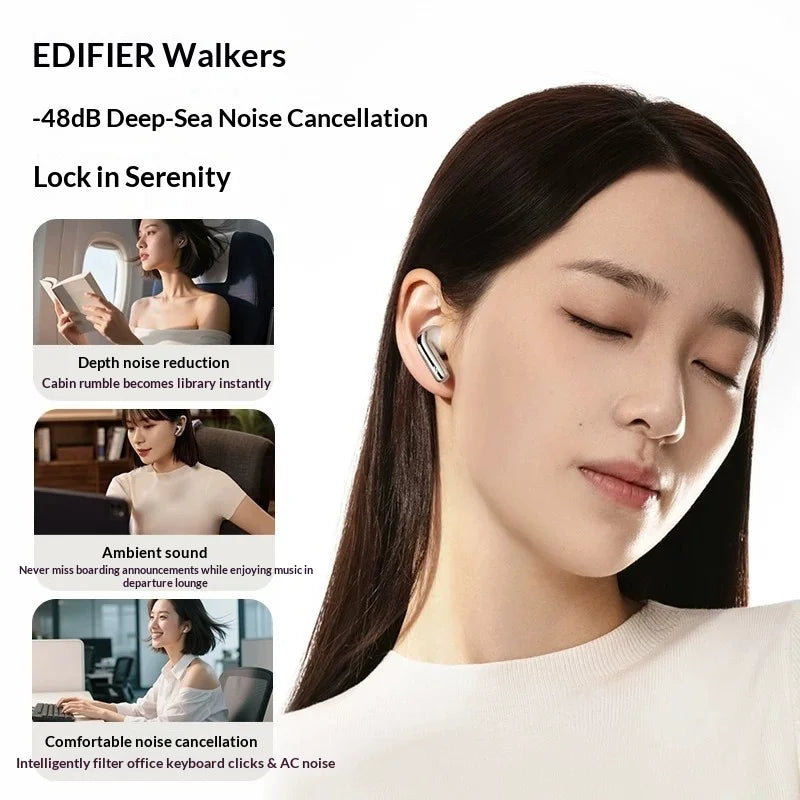Edifier Lolli Pro 5 Bluetooth Headphones Active Noise Cancelling Bluetooth 6.0 Wireless Headphones Long Battery Life Low Latency