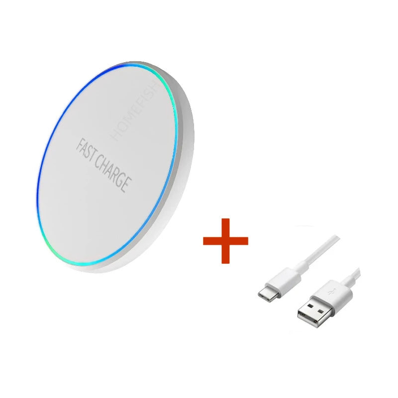 Trådløs oplader til PHONE \PAD\WATCH \Earphones, induktiv hurtigoplader og dockstation