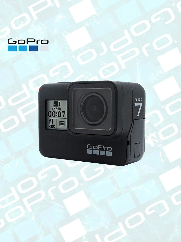 GoPro Hero 7 Black original specialpakke, actionkamera, Go Pro Hero7 Sport, 12 MP-fotos, livestreamingkamera, 4K 60 fps, 1080P 240 fps