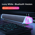 Ny kablet Bluetooth-højttalerbar med stereolyd, subwoofer og højttaler til MacBook, bærbar computer, notebook, PC, computer og musikafspiller