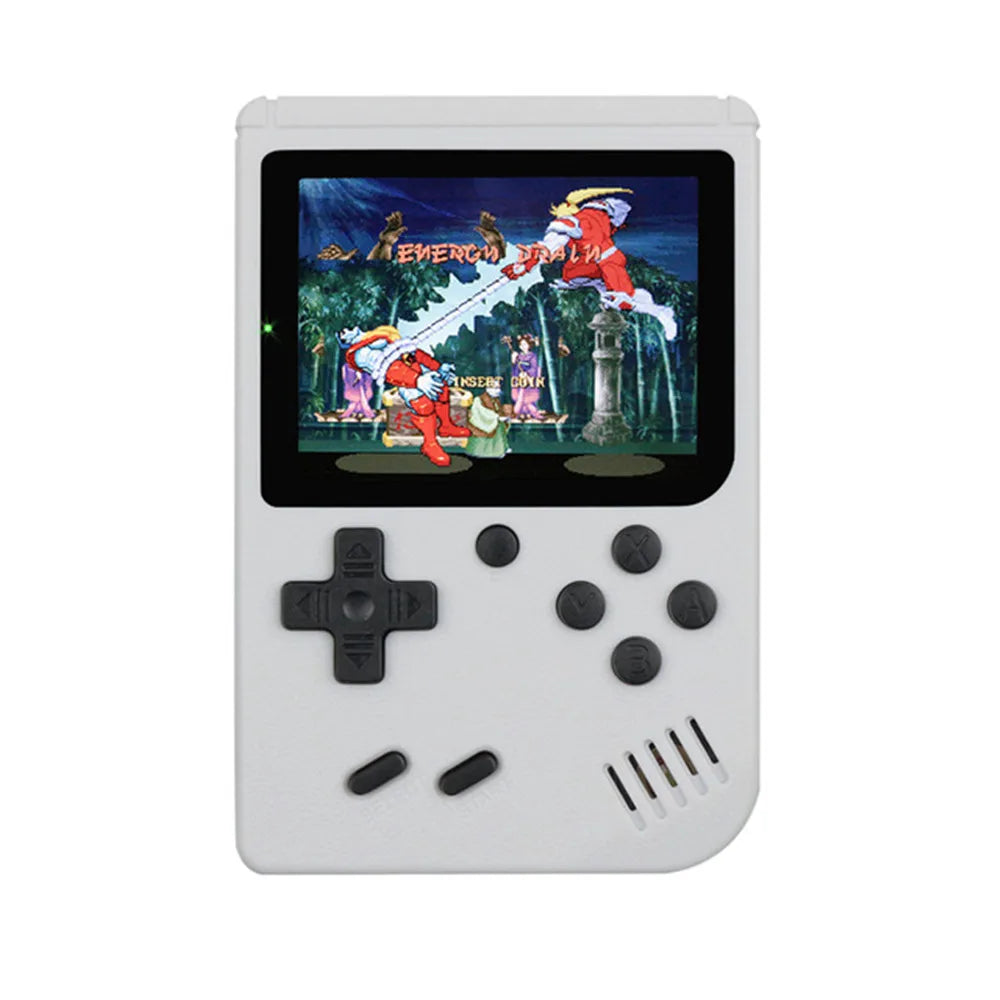 Consola portátil de videojuegos retro MINI con 400 en 1, reproductor portátil, para niños, 8 bits, pantalla LCD a color de 2.4 pulgadas