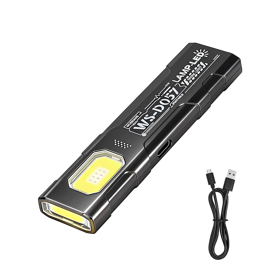 Potente mini luz intermitente de seguridad, luz de trabajo y de advertencia de alta intensidad, portátil, para mantenimiento exterior, emergencias y uso EDC