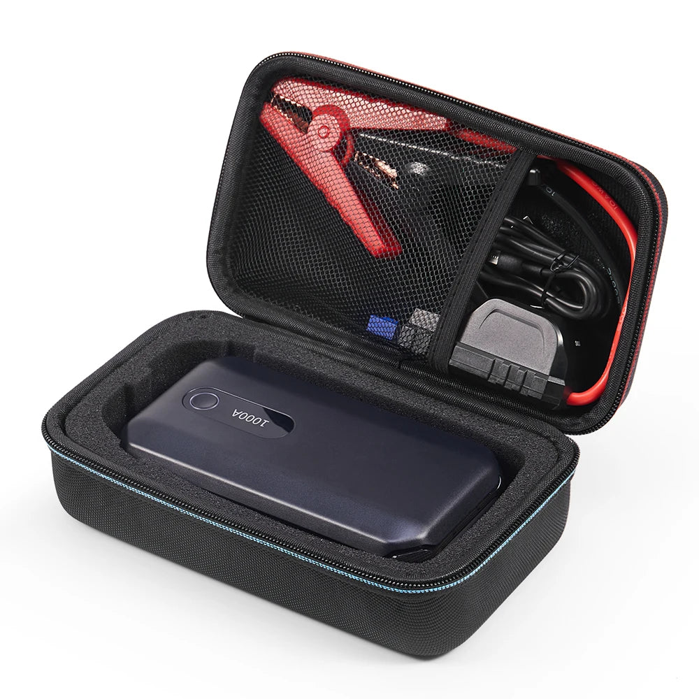 Hartes EVA-Reiseetui für die Baseus-20000-mAh-Starthilfe-Powerbank, 2000 A, 12 V, tragbarer Kfz-Batteriestarter