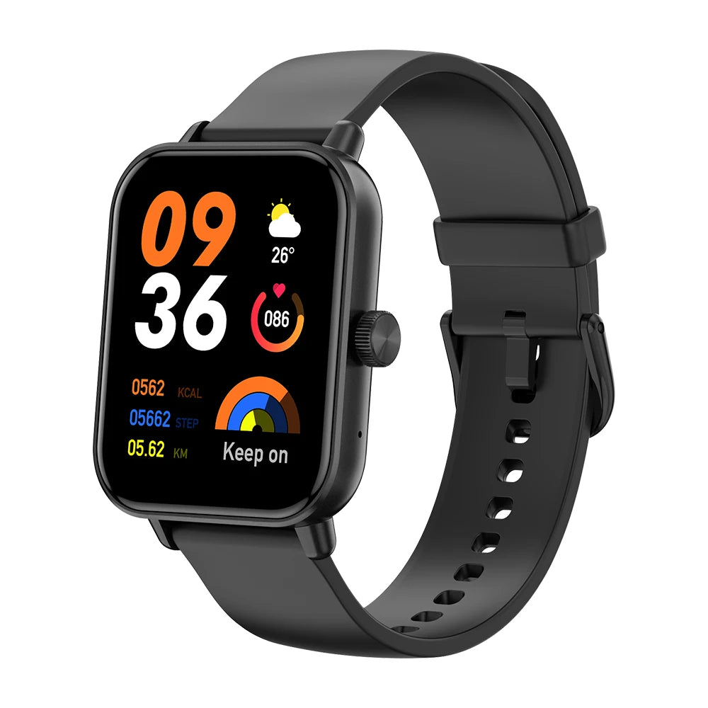 COLMI P81-smartwatch med stemmeopkald, Ultra 1.9-tommers skærm, 24-timers sundhedsovervågning, 100+ sportstilstande, Bluetooth-smartwatch til mænd og kvinder