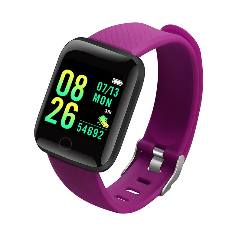 Smartwatch til mænd og kvinder, armbåndsur med beskeder, fitnessmåler og armbånd, fødselsdagsgave, elektronisk ur til Android og iOS