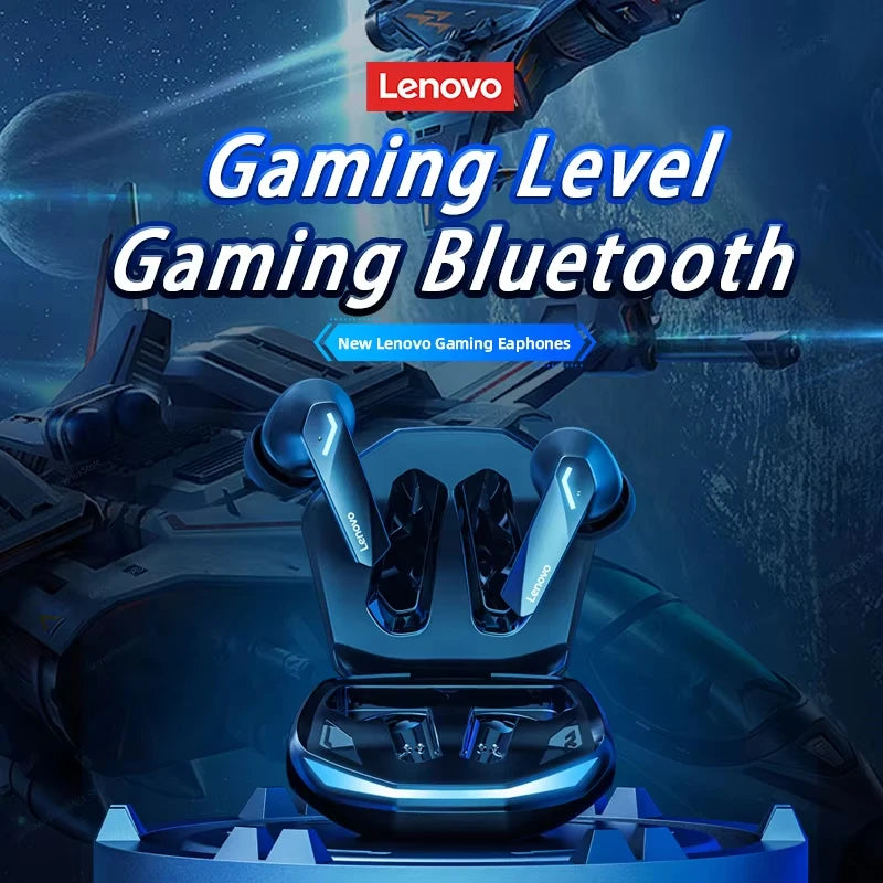 Casque Bluetooth Lenovo GM2 PRO pour le jeu 5.3 Casque Spoit Mode Double Appel HD Réduction de Bruit Écouteurs avec Micro Écouteurs de Musique