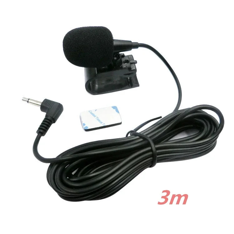 Car Audio Microphone 3.5mm External Mic for Car Vehicle Head Unit Bluetooth Enabled Stereo Radio GPS DVD  Mikrofo / Microfon