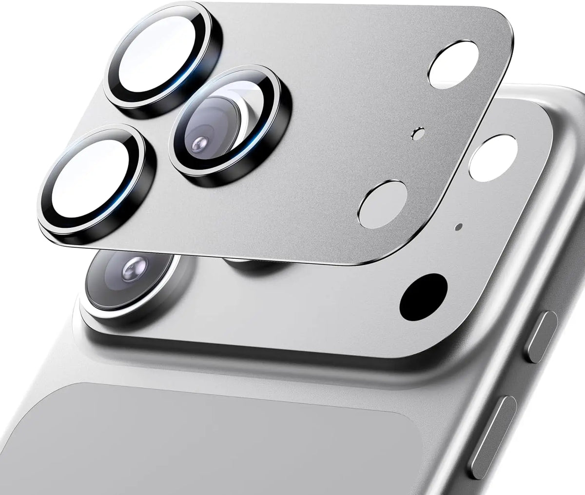 For Phone 17 Pro Max 17 Pro Camera Lens Protector Strong Adsorption Metal Ziai Glass Camera Screen Full Protective Cover