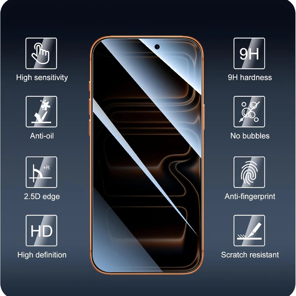 NNBILI 1PCS Anti-Spy Glass,for iPhone 18 17 16 15 14 13 12 11 Pro Max 12 13 Mini 18 16 17 Pro X XS XR  Privacy Screen Protector