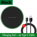 30W Fast Wireless Charger Pad For IPhone17 16 15 14 13 X Pro Max 8 Samsung Galaxy S23 Xiaomi Wireless Charging Station Chargers