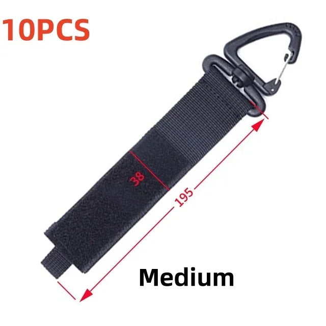 Cord Organizer Holder with Rotate Buckle Wire Manager Power Cord Management Nylon Heavy Cord Storage Straps for Cables Hoses