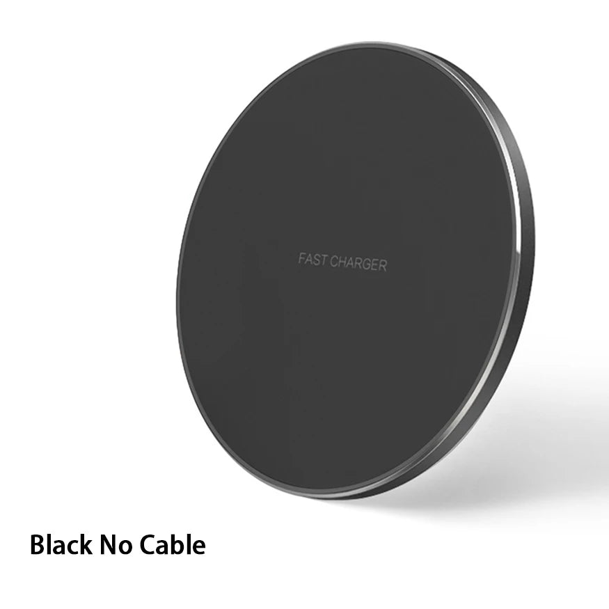 30W Fast Wireless Charger Pad For IPhone17 16 15 14 13 X Pro Max 8 Samsung Galaxy S23 Xiaomi Wireless Charging Station Chargers