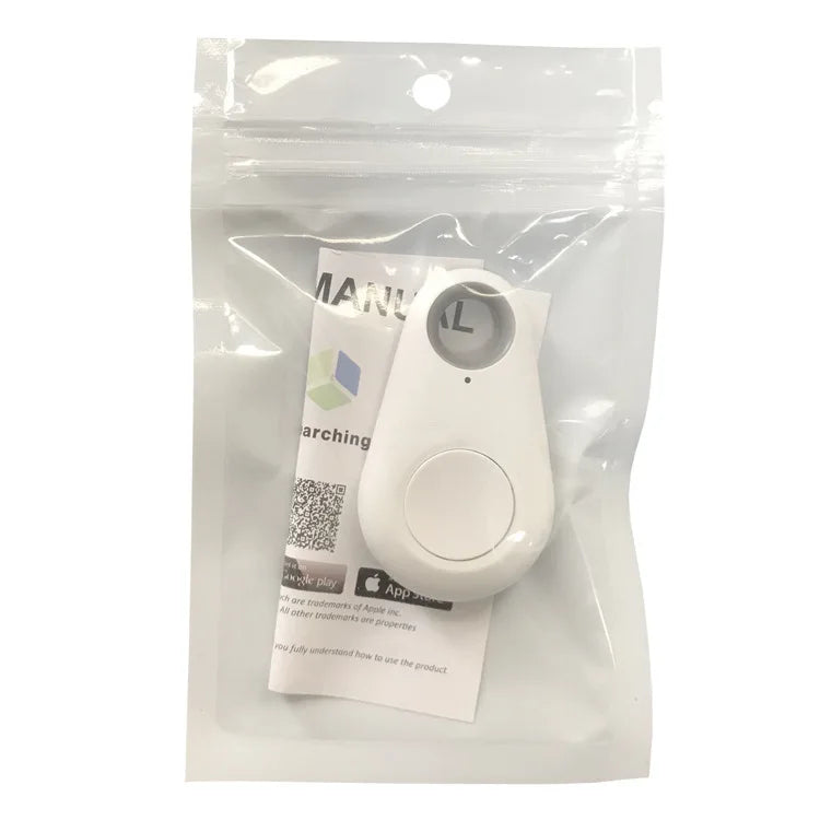 Mini GPS-locator med tyverialarm, smart Bluetooth-kompatibel tracker til pung og nøglering, hunde-, kæledyrs- og børnesporing, nøglefinder