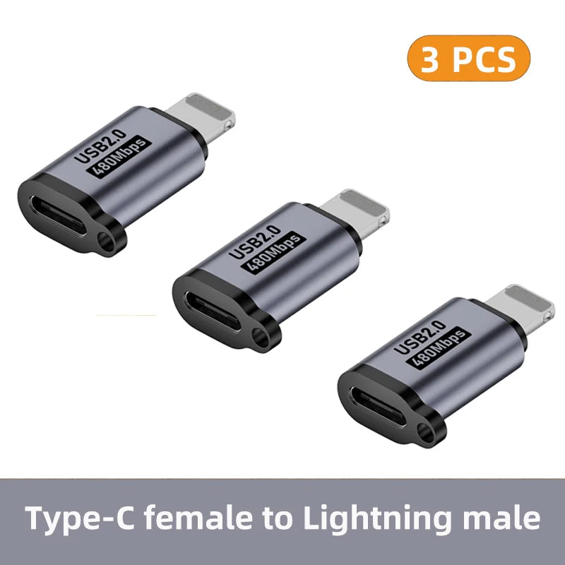 USB C Adapter Type C Female to Micro to Mini USB Male Converter IPhone14 13 Xiaomi Samsung iOS Male Charger Adapter
