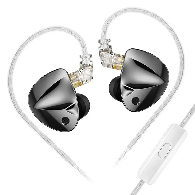 KZ D-Fi HIFI-Bass-Ohrhörer, In-Ear-Monitor mit 4-stufigem Tuning-Schalter, Sport-Stereo-Headset mit Geräuschreduzierung