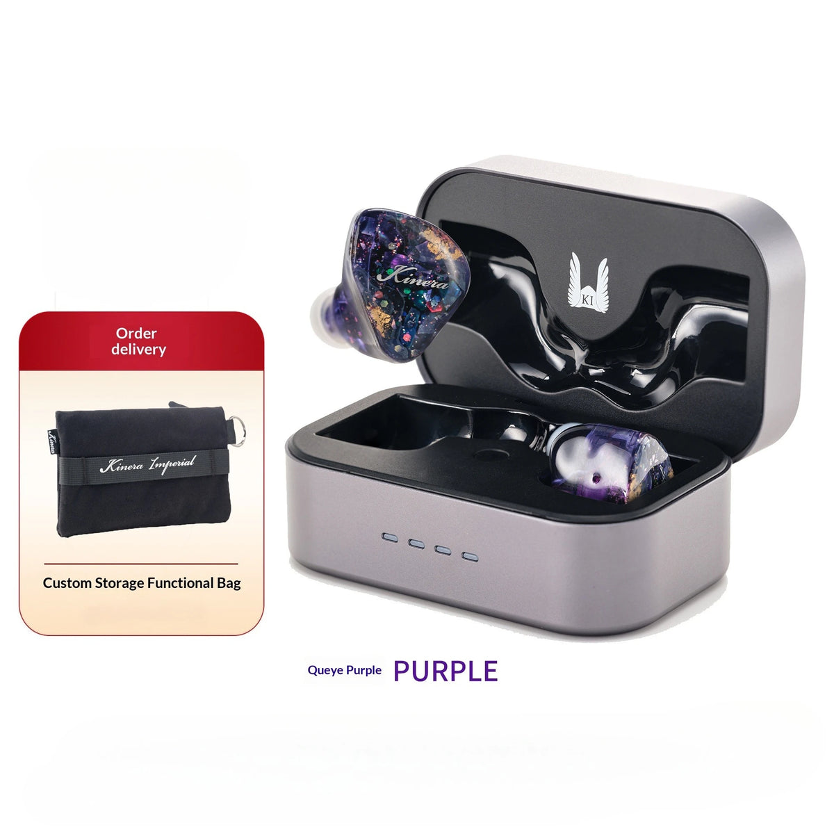 KINERA Verdand Bluetooth Earphones Dual-Mode Bone Conduction TWS Bluetooth Wired Dual-Mode Hi-Fi In-Ear Headphone