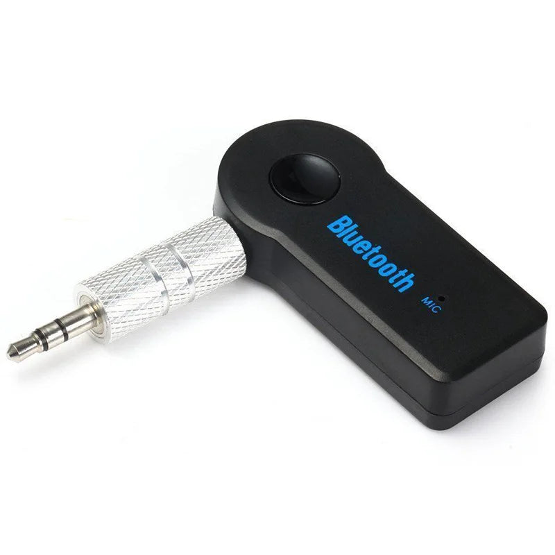 2-i-1 trådløs Bluetooth 5.0-modtager med 3,5 mm-jackstik til bil, musik og lyd via AUX, A2DP-hovedtelefonssender, adapter med håndfri funktion