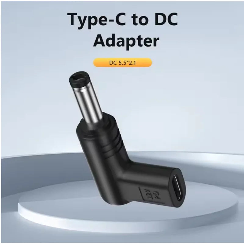 5V Type-C til DC-strøm- og opladningskonverter, mini-USB-C-opladningsadapter til PSP 1000, 2000 og 3000, konverteringsadapter til opladning