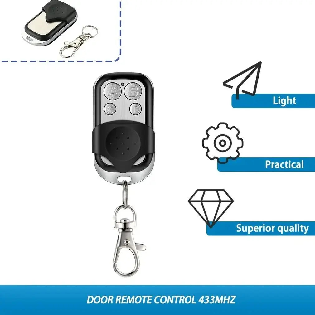 5/10PCS Universal Cloning Duplicator Key Remote Control 433MHZ 433.92MHZ Clone Learning Rolling Code For Gate Garage Door