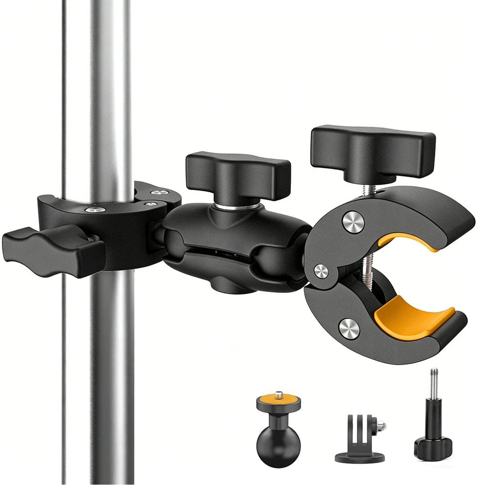 Suction Car Mount for Insta360 x4, x3, x2, x,One RS,R for GoPro Camera 5 in 1 Suction Mount Kit for Action Cameras Selfie Stick