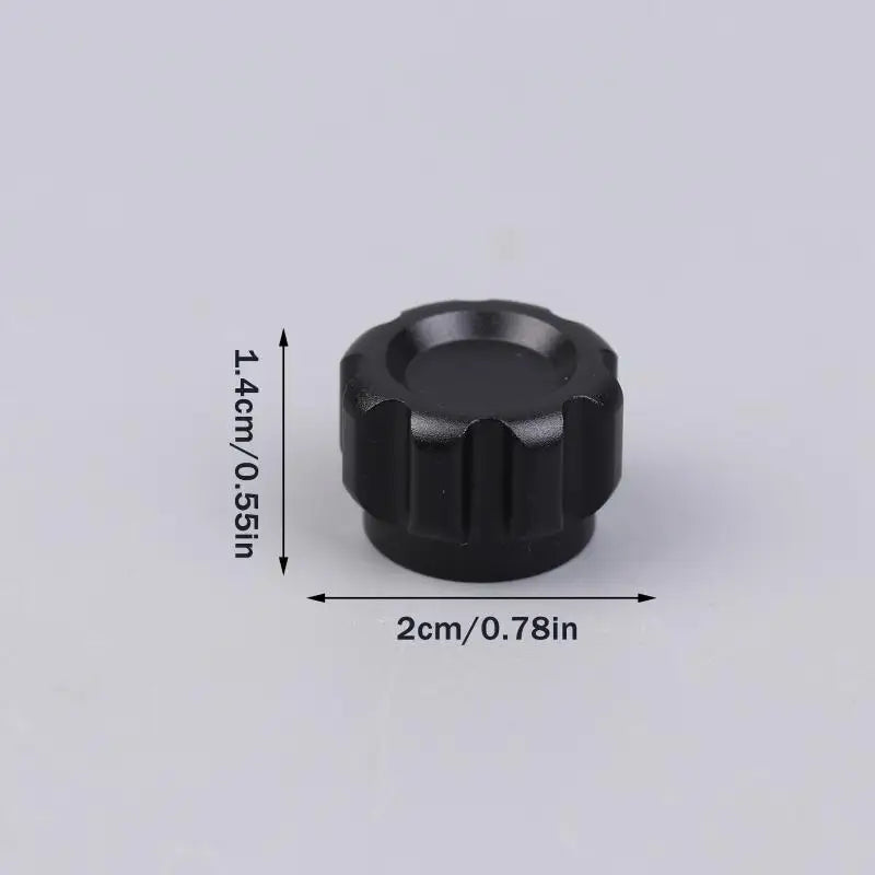 /KQM/Regulatorknap til simulator, kontaktknap til simulatorrat, diameter 20mm med 6.0mm huller (regulatorknap til racersimulator), metal