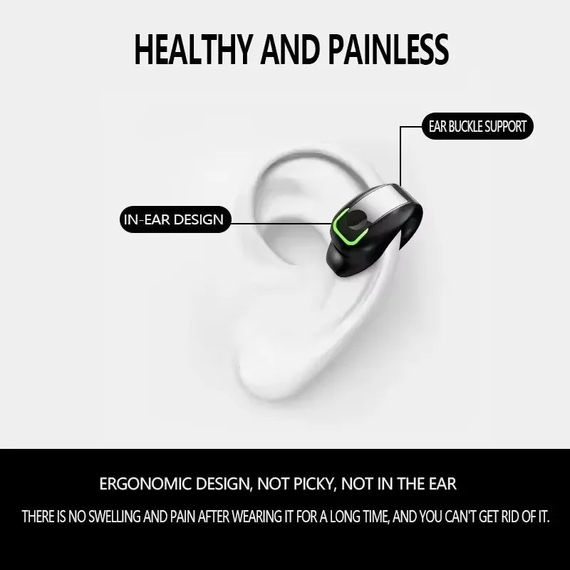 BT GD28 Business-Wireless-Ohrhörer zum Aufstecken, einkanalig, In-Ear, Bewegungs-Stereo, Knochenleitung, Mini-Mono-TWS-Ohrhörer