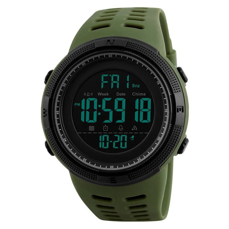Electronic Watch For Men Military Sports Watches Luminous Multifunction LED Digital Wristwatch for Man, Kids, Boys, Students, Teens