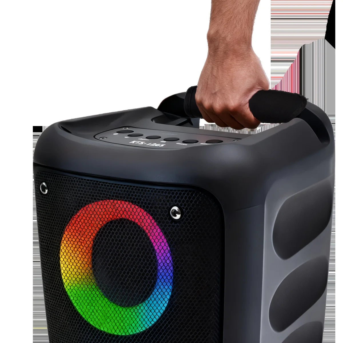 JBi Boombox 1/2/3-håndtagsbeskytter | Skridsikkert greb, slidstærkt tekstilmateriale, kompatibel med JBi Boombox 1/2/3-højttalere