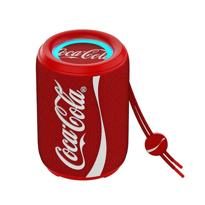 New Coca Cola Style Bluetooth Audio Bluetooth 5.4 RGB Lighting Voice Activation Card Slot Portable Bluetooth Speaker