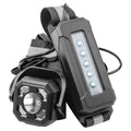 Luz nocturna LED para correr, deportes al aire libre y ciclismo, lámpara pectoral, farol portátil recargable por USB con batería 18650 integrada