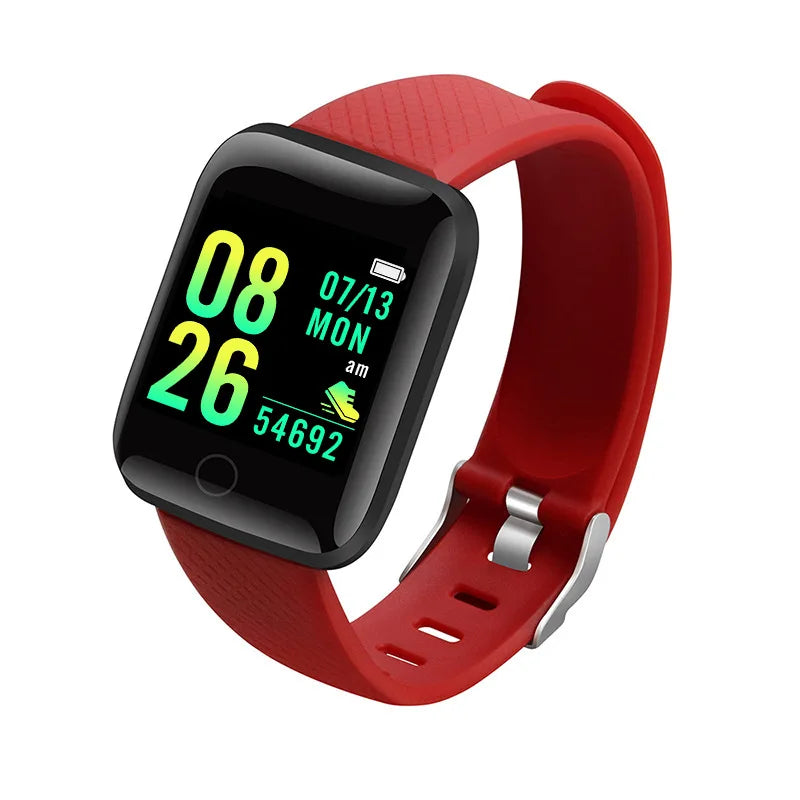 Smartwatch für Damen und Herren, Fitness- und Nachrichtenmonitor-Armband, elektronische Uhr, Geburtstagsgeschenk für Android und iOS