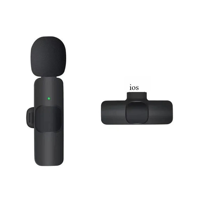 Mini trådløs lavaliermikrofon med USB-C og støjreduktion, reversmikrofon til iPhone 17/16/15, til videooptagelse og vlogging