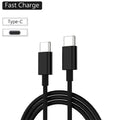 Câble PD 60W USB C vers USB Type C Câble de Charge Rapide pour iPhone 15 15Pro Huawei Samsung Xiaomi Ligne de Données Noir Blanc 1M 2M 3M