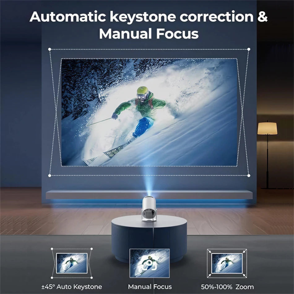 2026 New HY300 Projector 4K Android 11 Wifi6 290ANSI Allwinner H713 BT5.0 1080P 1280*720P Cinema Outdoor Portable Projetors ?