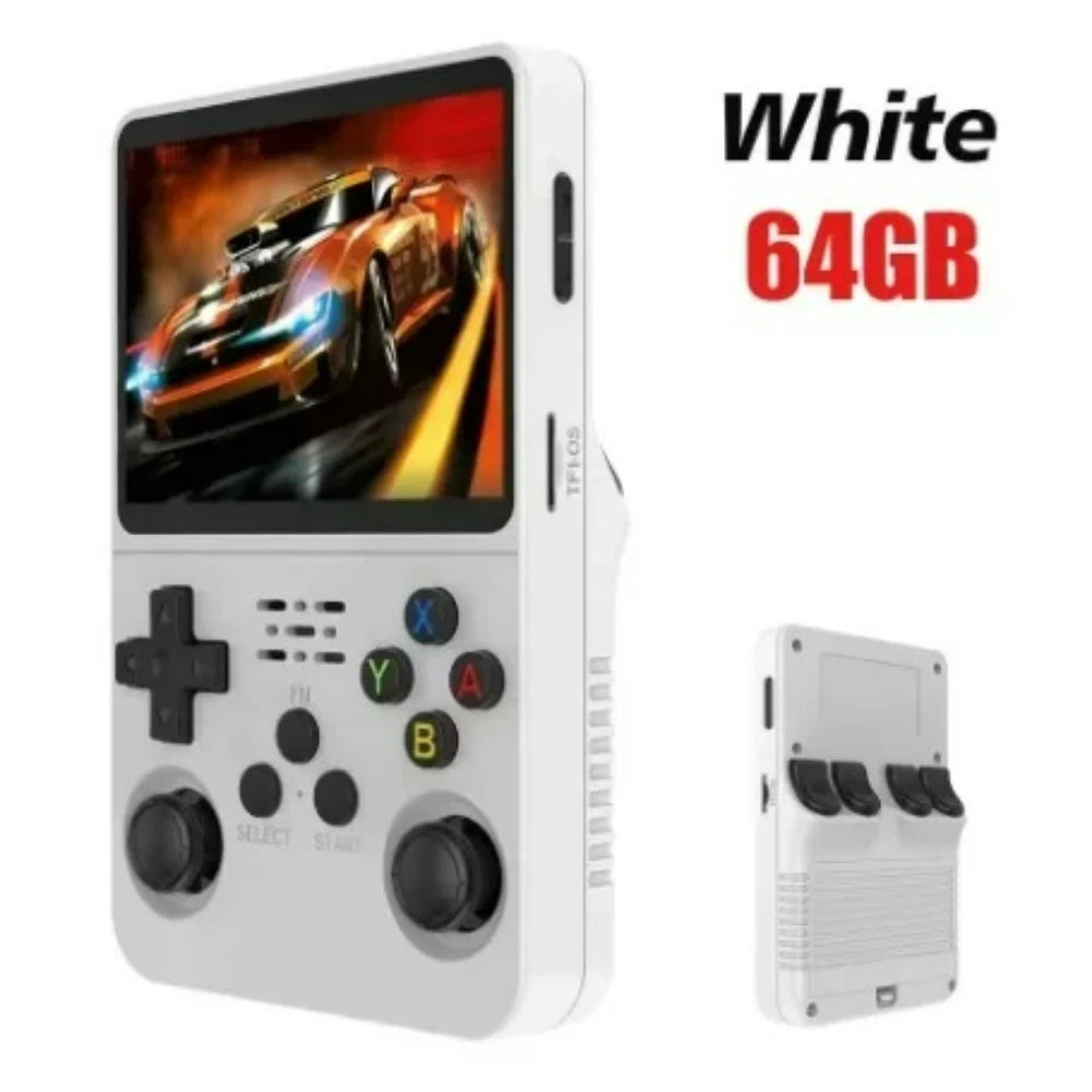 R36S Handheld Game Console 3.5Inch IPS Screen 64G Classic Retro Games Consoles  Portable Pocket Video Game Player