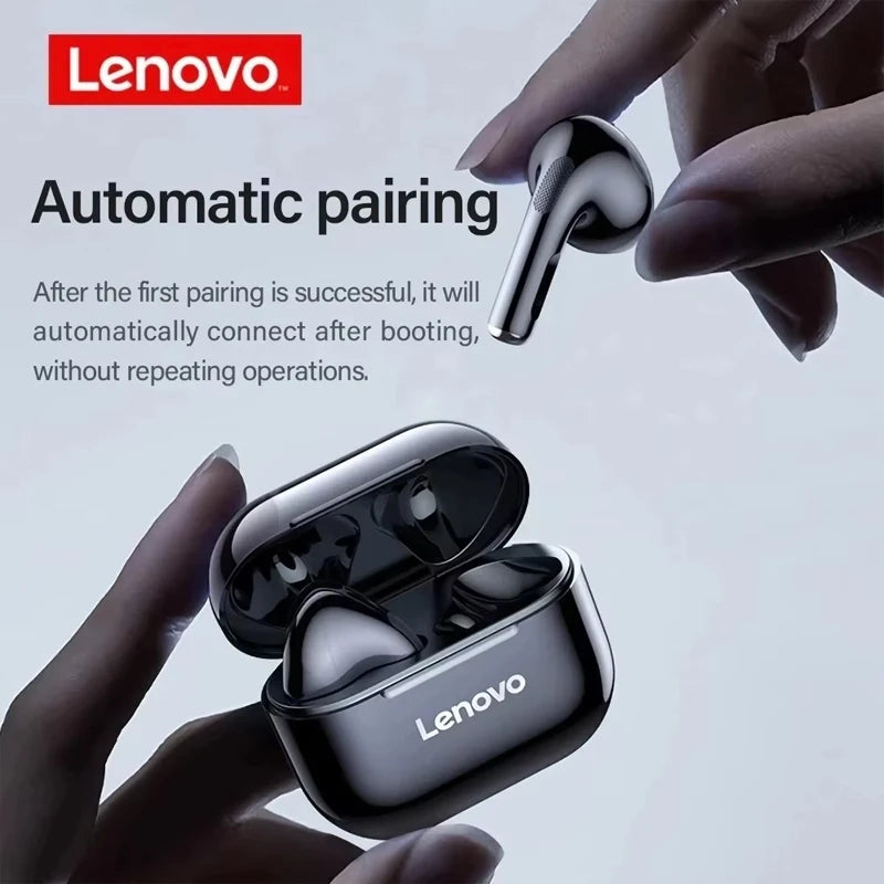 Écouteurs Bluetooth LenovoLP40 TWS son immersif HIFI avec micro Écouteurs sans fil Commande tactile Appel HD Écouteurs de jeu Mode