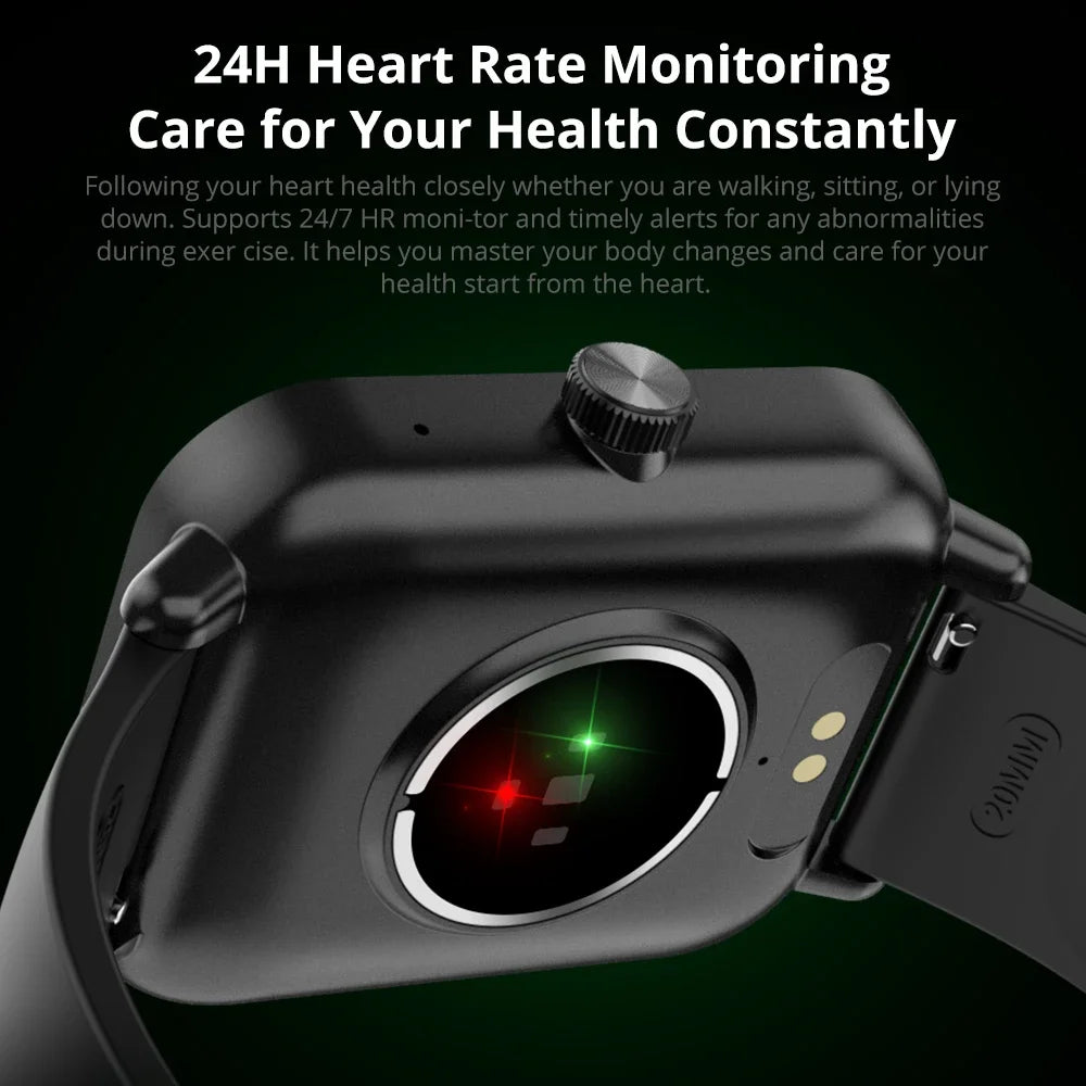 COLMI P81 Smartwatch mit Sprachanrufen, Ultra-1.9-Zoll-Display, 24-Stunden-Gesundheitsmonitor, über 100 Sportmodi, Bluetooth-Smartwatch für Männer und Frauen