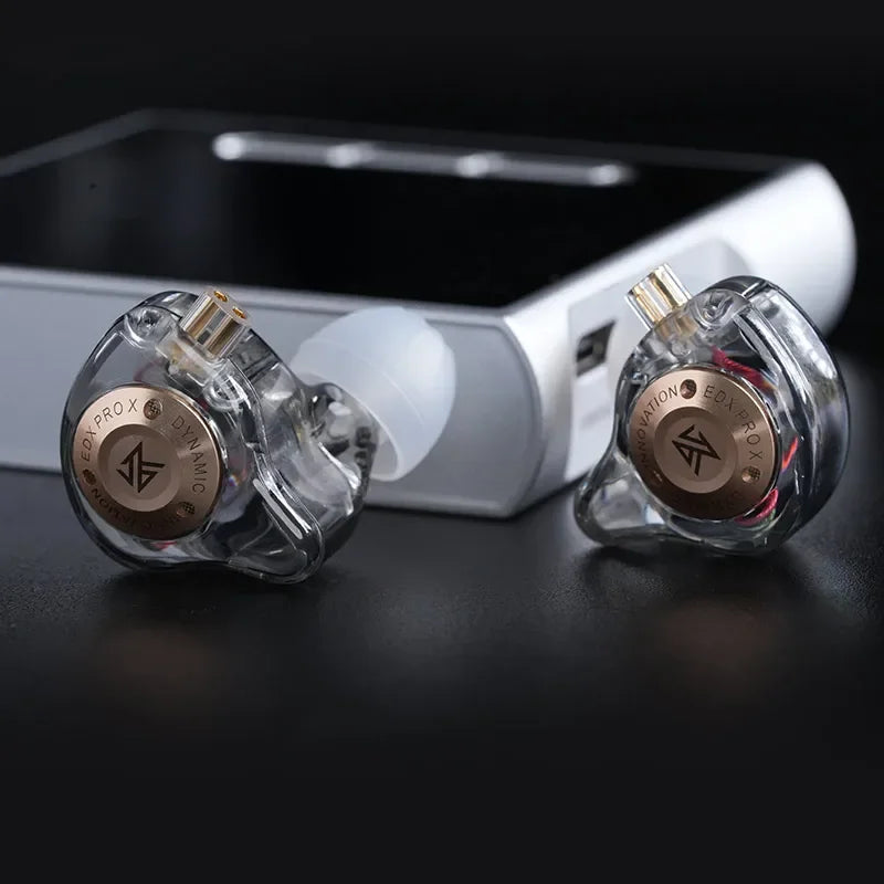 KZ EDX PRO X dynamiske øretelefoner, HIFI-bas, earbuds til sport og musik med støjreduktion, headset, KZ EDX PROX ZSTX ZSN PROX EDC EDA ZVX