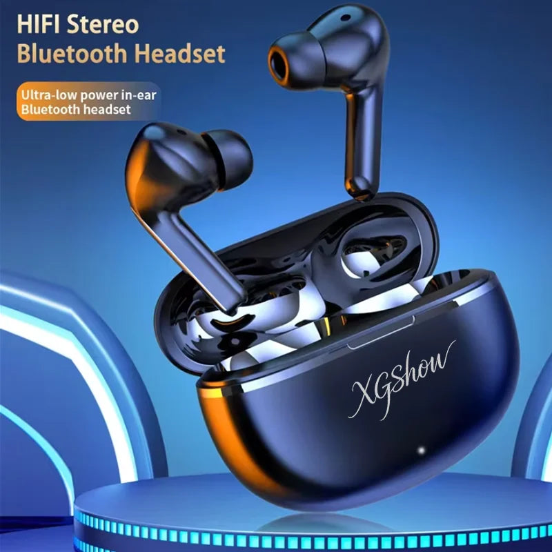 XGSHOW Air7 BT5.3 trådløse øretelefoner i høj kvalitet, in-ear-musik-, gaming- og sportshøretelefoner, HiFi-stereo-TWS-øretelefoner til telefoner, Xiaomi og Samsung