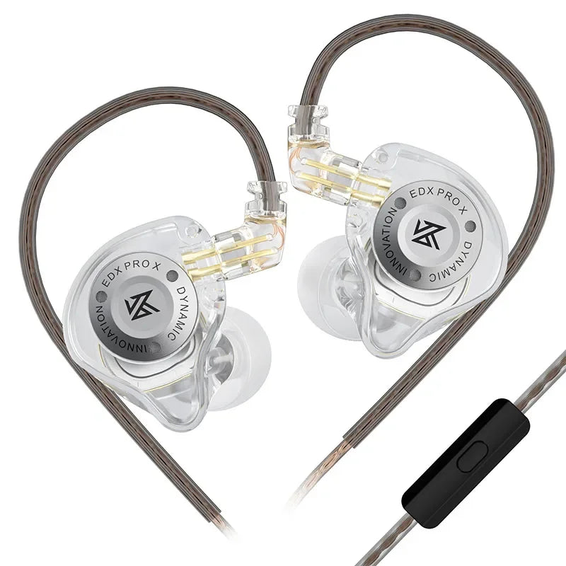 KZ EDX PRO X dynamiske øretelefoner, HIFI-bas, earbuds til sport og musik med støjreduktion, headset, KZ EDX PROX ZSTX ZSN PROX EDC EDA ZVX