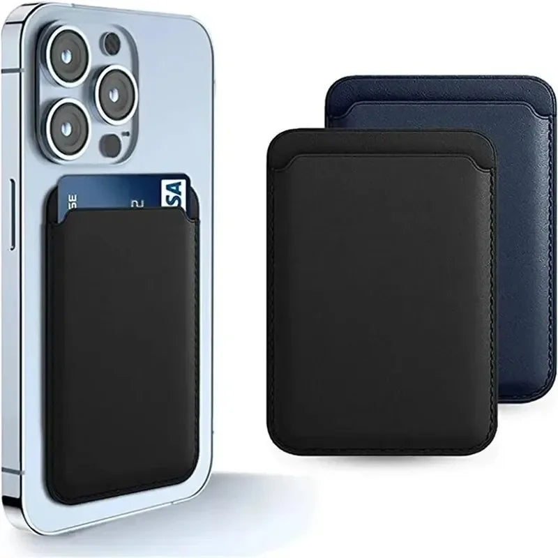 Universal Leather Wallet Case For iPhone 17 Pro Max Wallet Leather For Magsafe iPhone 16 1514 13 12 Card Holder with Magnet