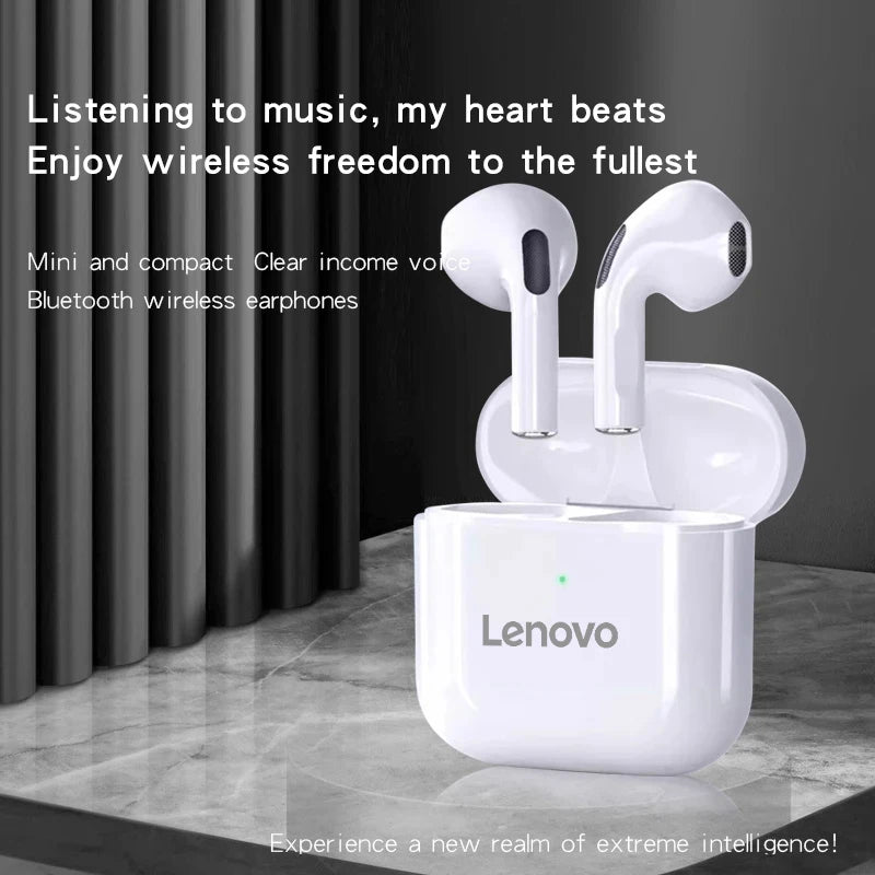 Original Lenovo Pro4 TWS kabelloses Bluetooth-Headset, HiFi-Ohrhörer mit Geräuschreduzierung, wasserdicht, für Gaming und Sport, mit Mikrofon